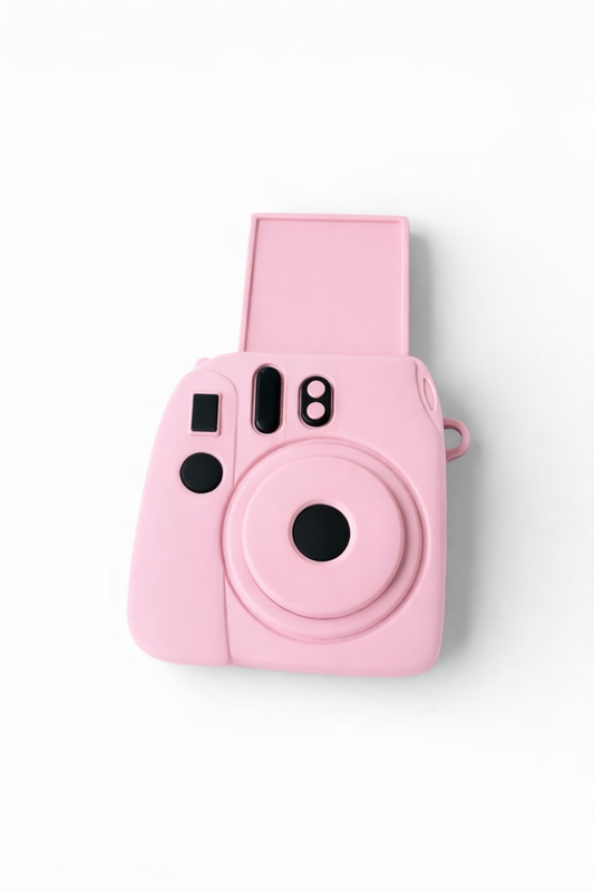 3D-Printed Instax Photo pop up Bag Charm / Keyring Light Pink