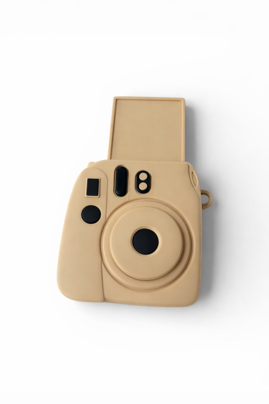 3D-Printed Instax Photo pop up Bag Charm / Keyring Beige